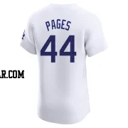 Andy Pages Men's Los Angeles Dodgers White Elite Home Jersey