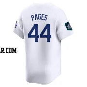 Andy Pages Men's Los Angeles Dodgers White Limited 2024 World Tour Seoul Series Home Jersey