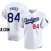 Andy Pages Men's Los Angeles Dodgers White Limited Home Jersey