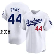 Andy Pages Men's Los Angeles Dodgers White Limited Home Jersey