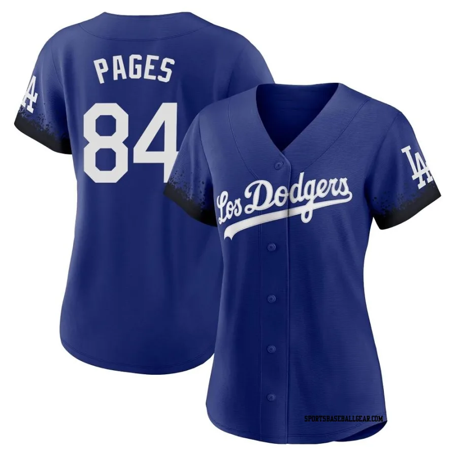 Andy Pages Women's Los Angeles Dodgers Royal Authentic 2021 City Connect Jersey