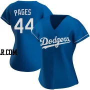 Andy Pages Women's Los Angeles Dodgers Royal Authentic Alternate Jersey