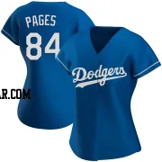 Andy Pages Women's Los Angeles Dodgers Royal Authentic Alternate Jersey