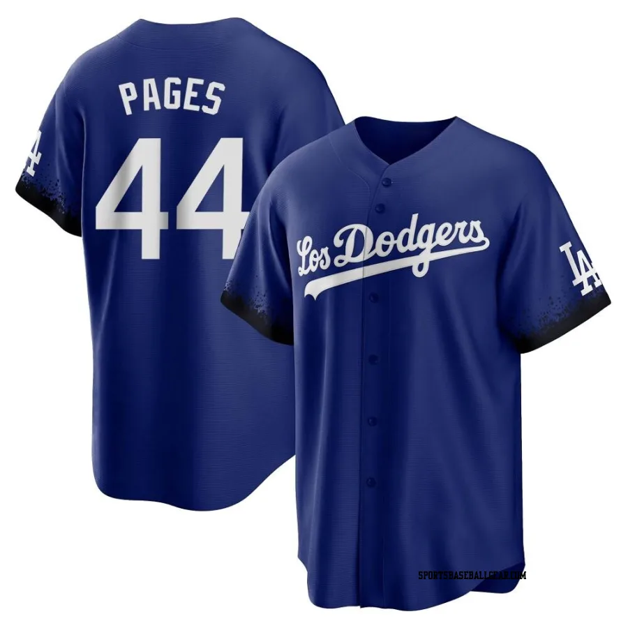 Andy Pages Youth Los Angeles Dodgers Royal Replica 2021 City Connect Jersey