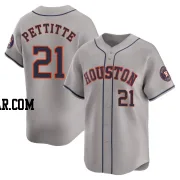 Andy Pettitte Men's Houston Astros Gray Limited Away Jersey