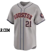 Andy Pettitte Men's Houston Astros Gray Limited Away Jersey