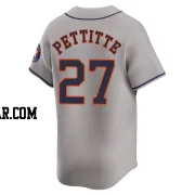 Andy Pettitte Men's Houston Astros Gray Limited Away Jersey