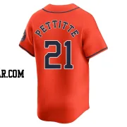 Andy Pettitte Men's Houston Astros Orange Limited Alternate Jersey