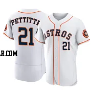 Andy Pettitte Men's Houston Astros White Authentic 2022 World Series Home Jersey