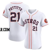 Andy Pettitte Men's Houston Astros White Elite Home Jersey