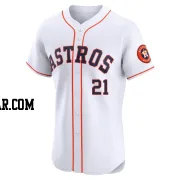 Andy Pettitte Men's Houston Astros White Elite Home Jersey