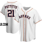 Andy Pettitte Men's Houston Astros White Replica Home Jersey