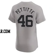 Andy Pettitte Men's New York Yankees Gray Elite Road Jersey