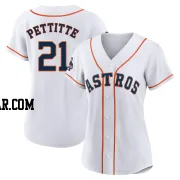 Andy Pettitte Women's Houston Astros White Authentic 2022 World Series Champions Home Jersey