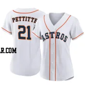 Andy Pettitte Women's Houston Astros White Authentic 2022 World Series Home Jersey