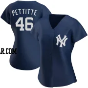 Andy Pettitte Women's New York Yankees Navy Authentic Alternate Team Jersey