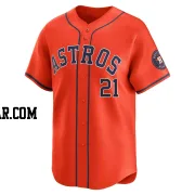 Andy Pettitte Youth Houston Astros Orange Limited Alternate Jersey