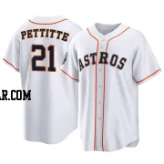 Andy Pettitte Youth Houston Astros White Replica 2022 World Series Home Jersey