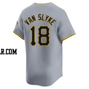 Andy Van Slyke Men's Pittsburgh Pirates Gray Limited Away Jersey