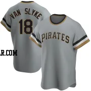 Andy Van Slyke Men's Pittsburgh Pirates Gray Replica Road Cooperstown Collection Jersey