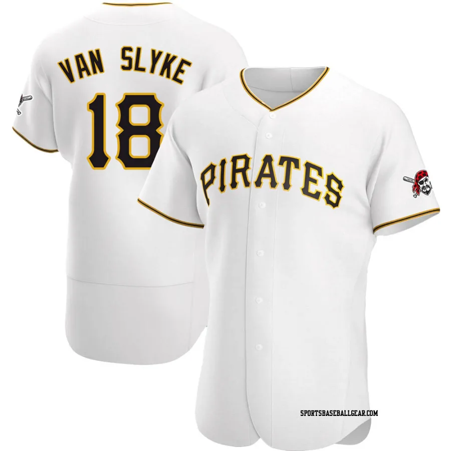 Andy Van Slyke Men's Pittsburgh Pirates White Authentic Home Jersey