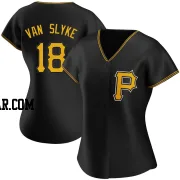 Andy Van Slyke Women's Pittsburgh Pirates Black Authentic Alternate Jersey