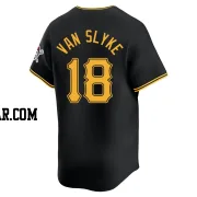 Andy Van Slyke Youth Pittsburgh Pirates Black Limited Alternate Jersey