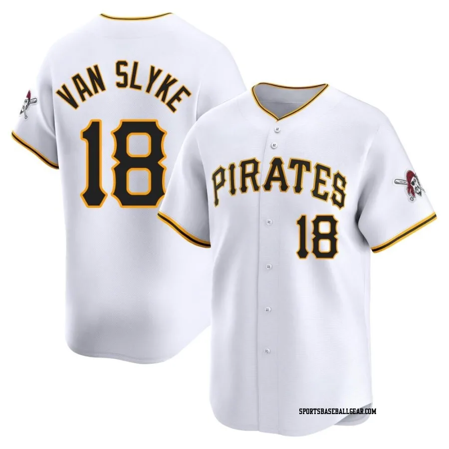 Andy Van Slyke Youth Pittsburgh Pirates White Limited Home Jersey