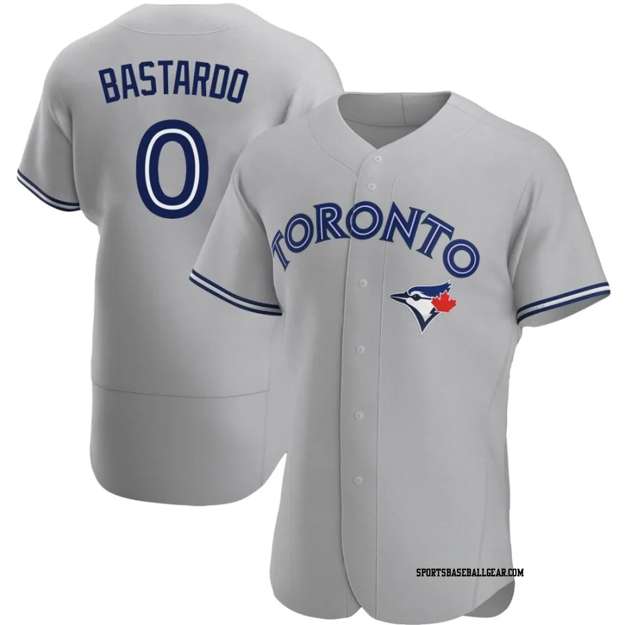 Angel Bastardo Men's Toronto Blue Jays Gray Authentic Road Jersey