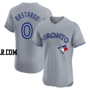 Angel Bastardo Men's Toronto Blue Jays Gray Elite Road Jersey