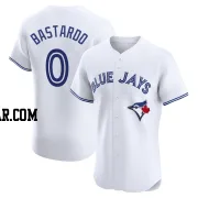 Angel Bastardo Men's Toronto Blue Jays White Elite Home Jersey