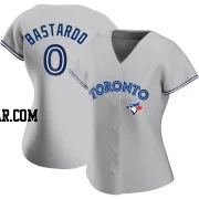 Angel Bastardo Women's Toronto Blue Jays Gray Authentic Road Jersey