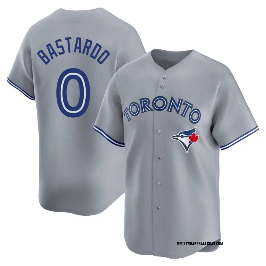 Angel Bastardo Youth Toronto Blue Jays Gray Limited Away Jersey