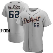 Angel De Jesus Men's Detroit Tigers Gray Authentic Road Jersey