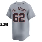 Angel De Jesus Men's Detroit Tigers Gray Limited Road Jersey