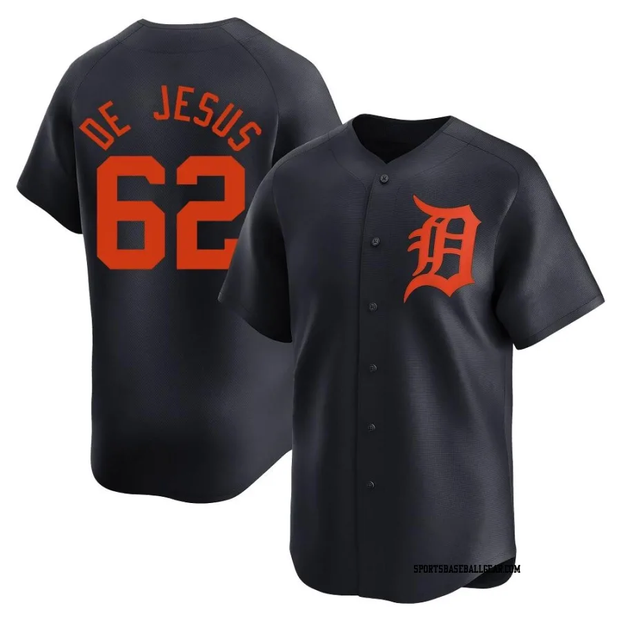 Angel De Jesus Men's Detroit Tigers Navy Limited Alternate Jersey