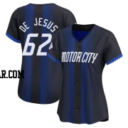 Angel De Jesus Women's Detroit Tigers Blue Limited 2024 City Connect Jersey