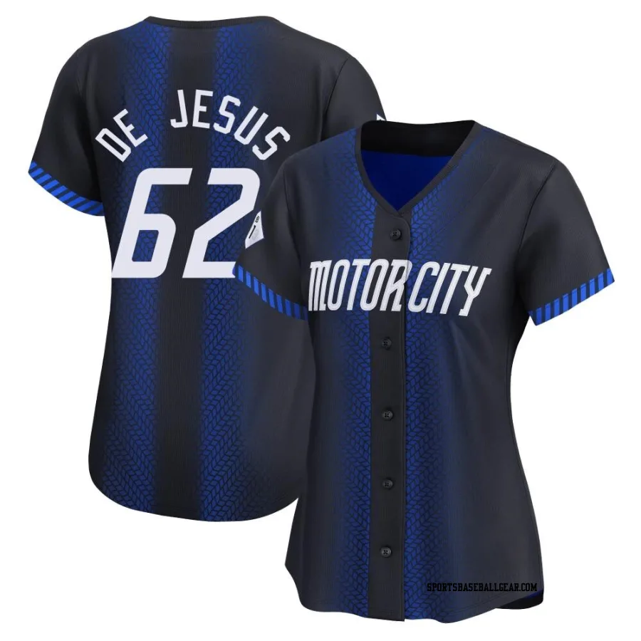 Angel De Jesus Women's Detroit Tigers Blue Limited 2024 City Connect Jersey