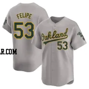 Angel Felipe Youth Oakland Athletics Gray Limited Away Jersey