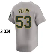 Angel Felipe Youth Oakland Athletics Gray Limited Away Jersey