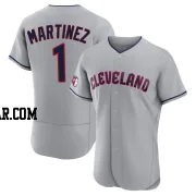 Angel Martinez Men's Cleveland Guardians Gray Authentic Road Jersey