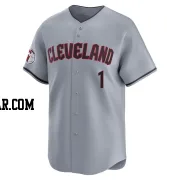 Angel Martinez Men's Cleveland Guardians Gray Limited Road Jersey