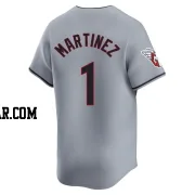 Angel Martinez Men's Cleveland Guardians Gray Limited Road Jersey