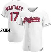 Angel Martinez Men's Cleveland Guardians White Authentic Home Jersey