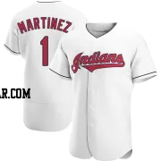 Angel Martinez Men's Cleveland Guardians White Authentic Home Jersey