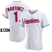 Angel Martinez Men's Cleveland Guardians White Authentic Home Jersey