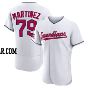 Angel Martinez Men's Cleveland Guardians White Authentic Home Jersey