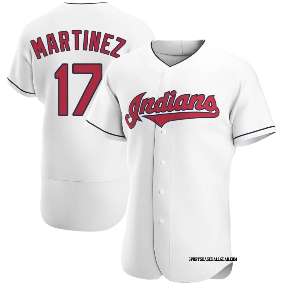 Angel Martinez Men's Cleveland Guardians White Authentic Home Jersey