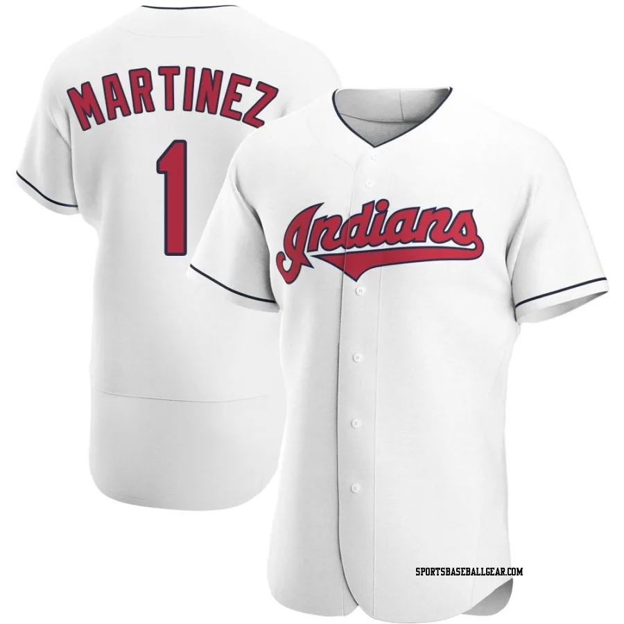 Angel Martinez Men's Cleveland Guardians White Authentic Home Jersey