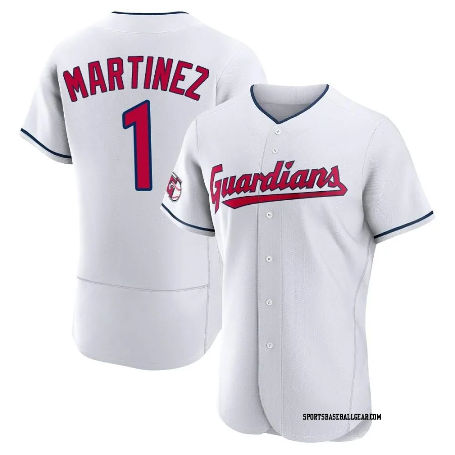 Angel Martinez Men's Cleveland Guardians White Authentic Home Jersey